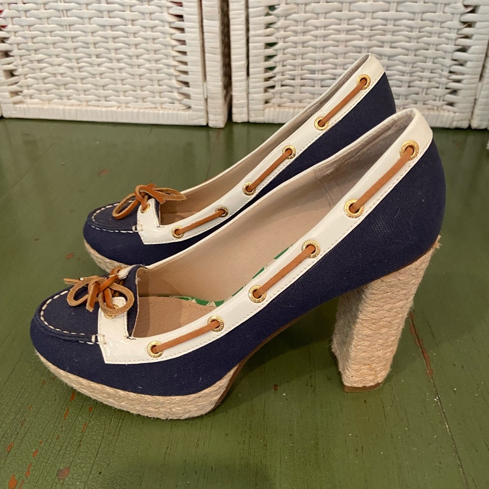 Milly for Sperry Topsider collaboration boat rope heels size 7.5